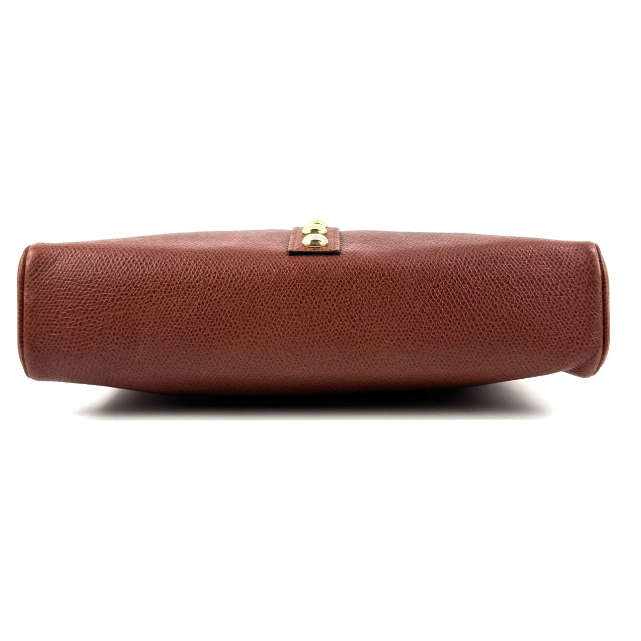 Yves Saint Laurent Y Studs 2way Shoulder Bag Leather Brown Vintage YSL