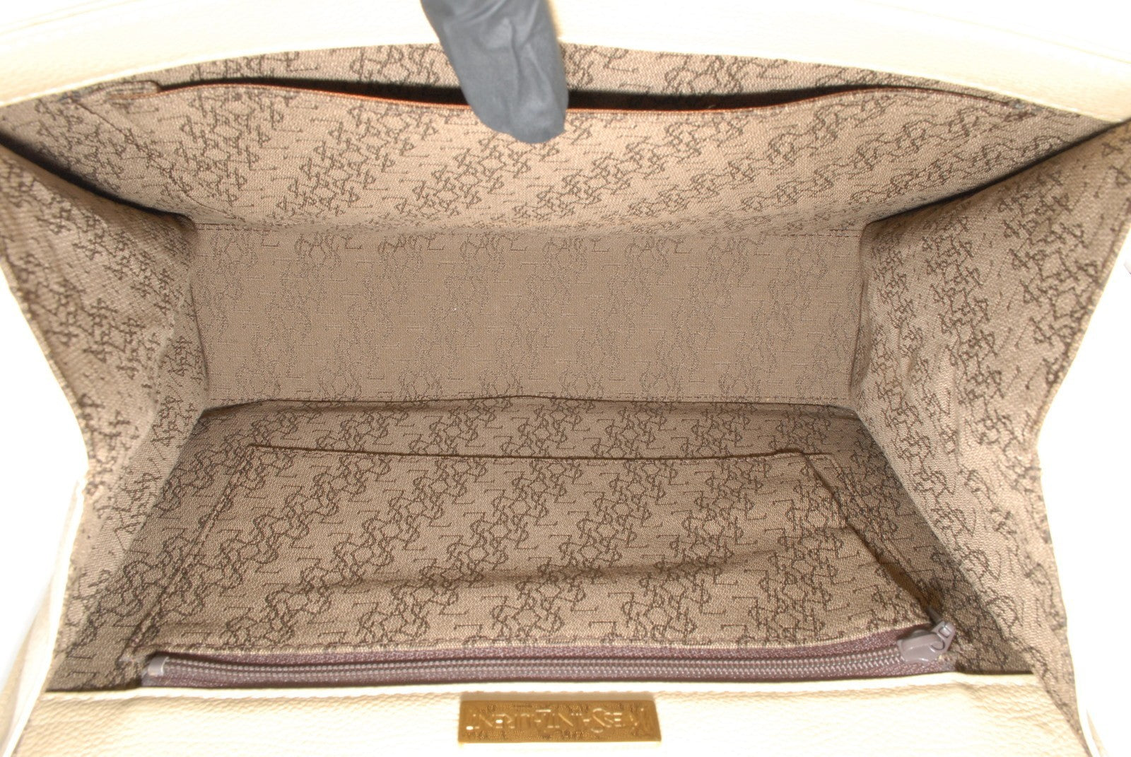 Yves Saint Laurent YSL Hand Bag - Ivory, Leather