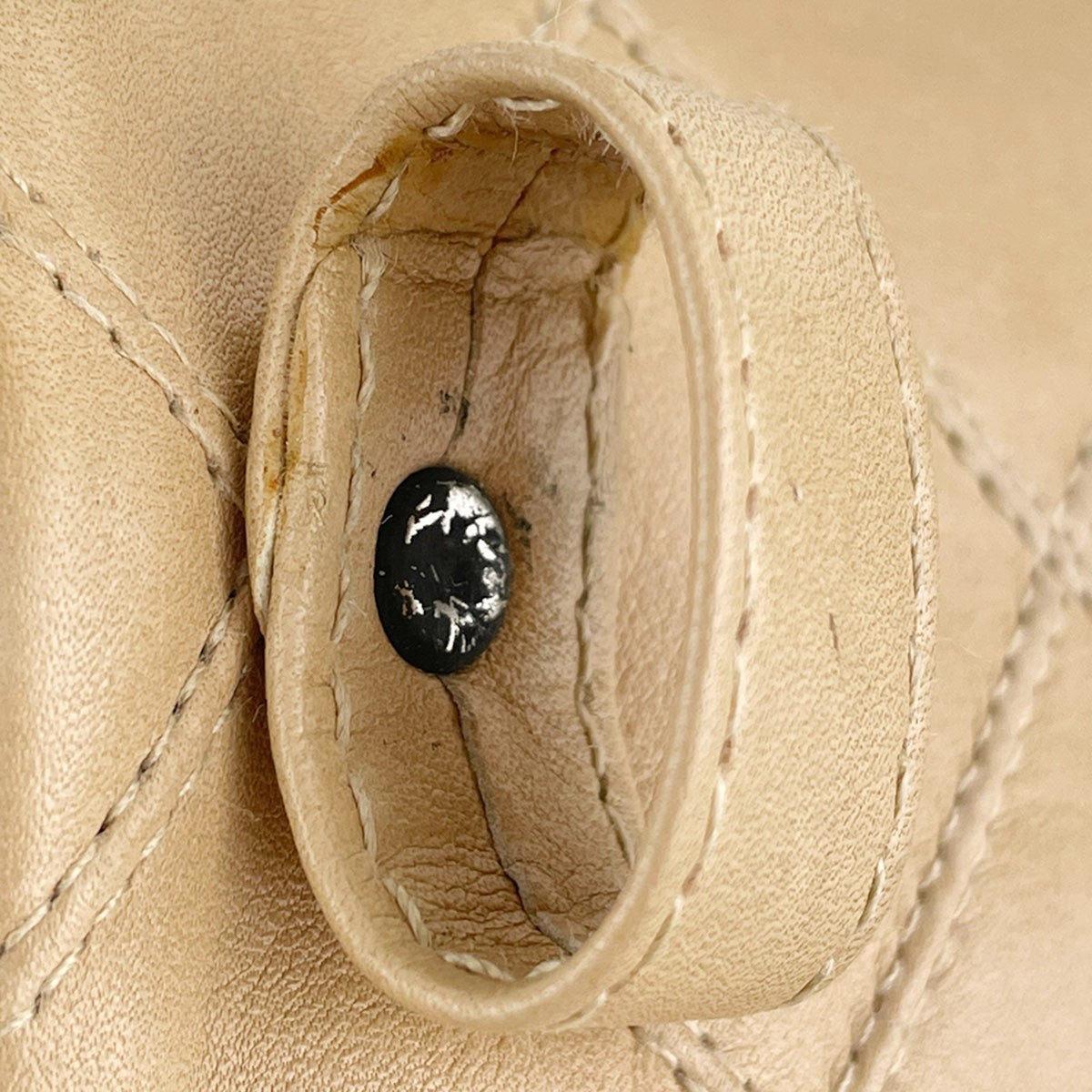 CHANEL Bicolore Waist Bag - Beige, Lambskin Leather