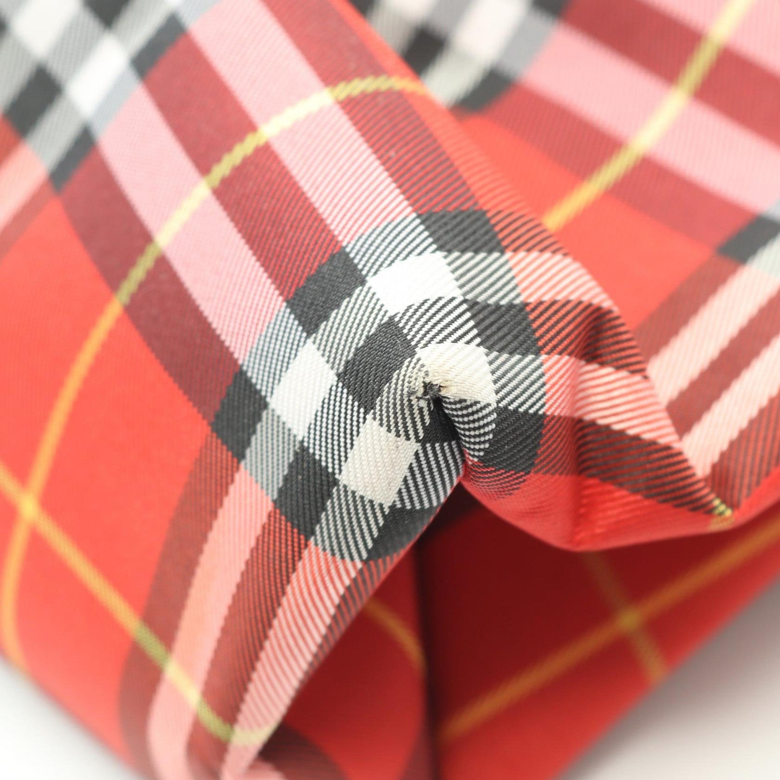 Burberry Nova Check Handbag - Red, Canvas
