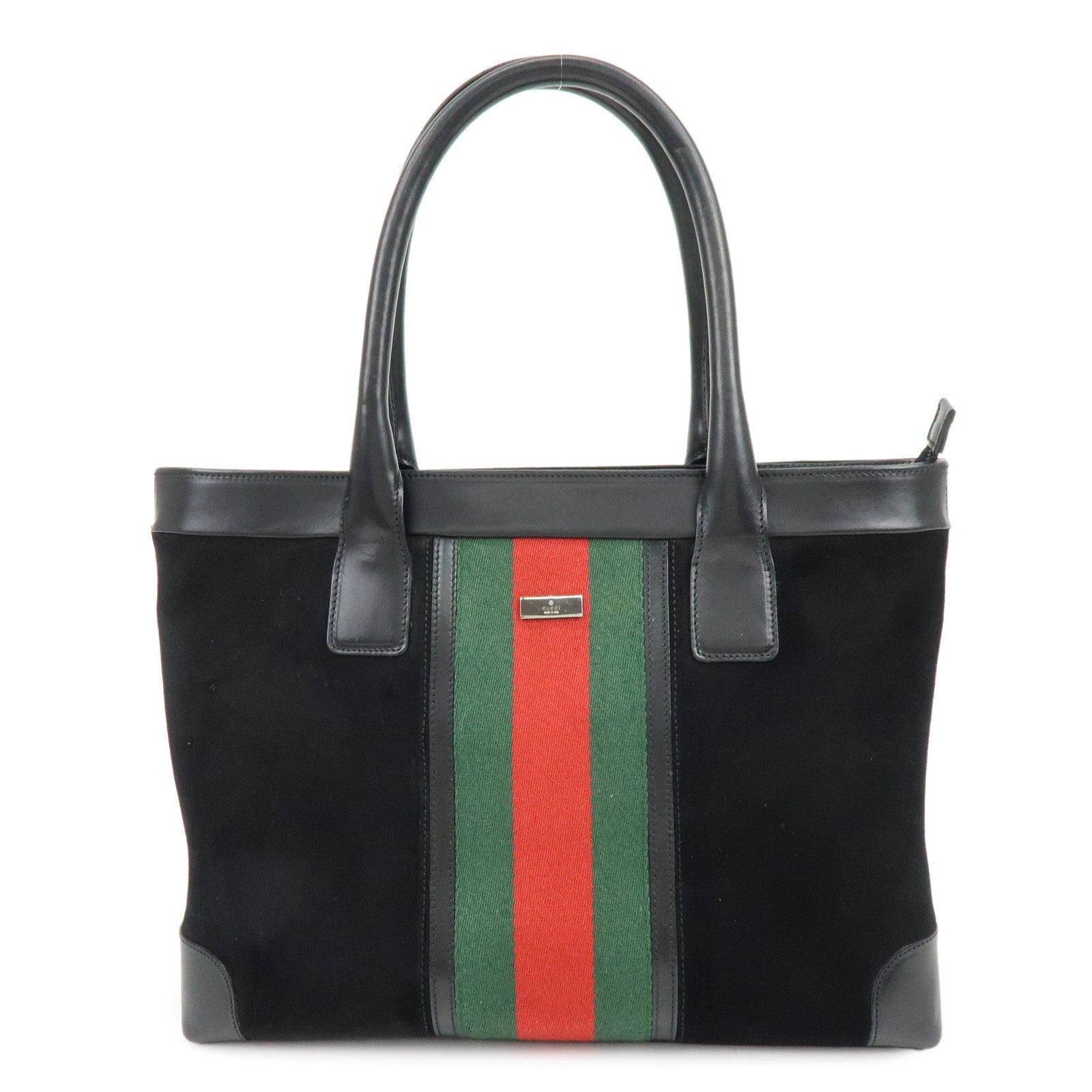 Gucci Shoulder Bag - Black, Suede Leather