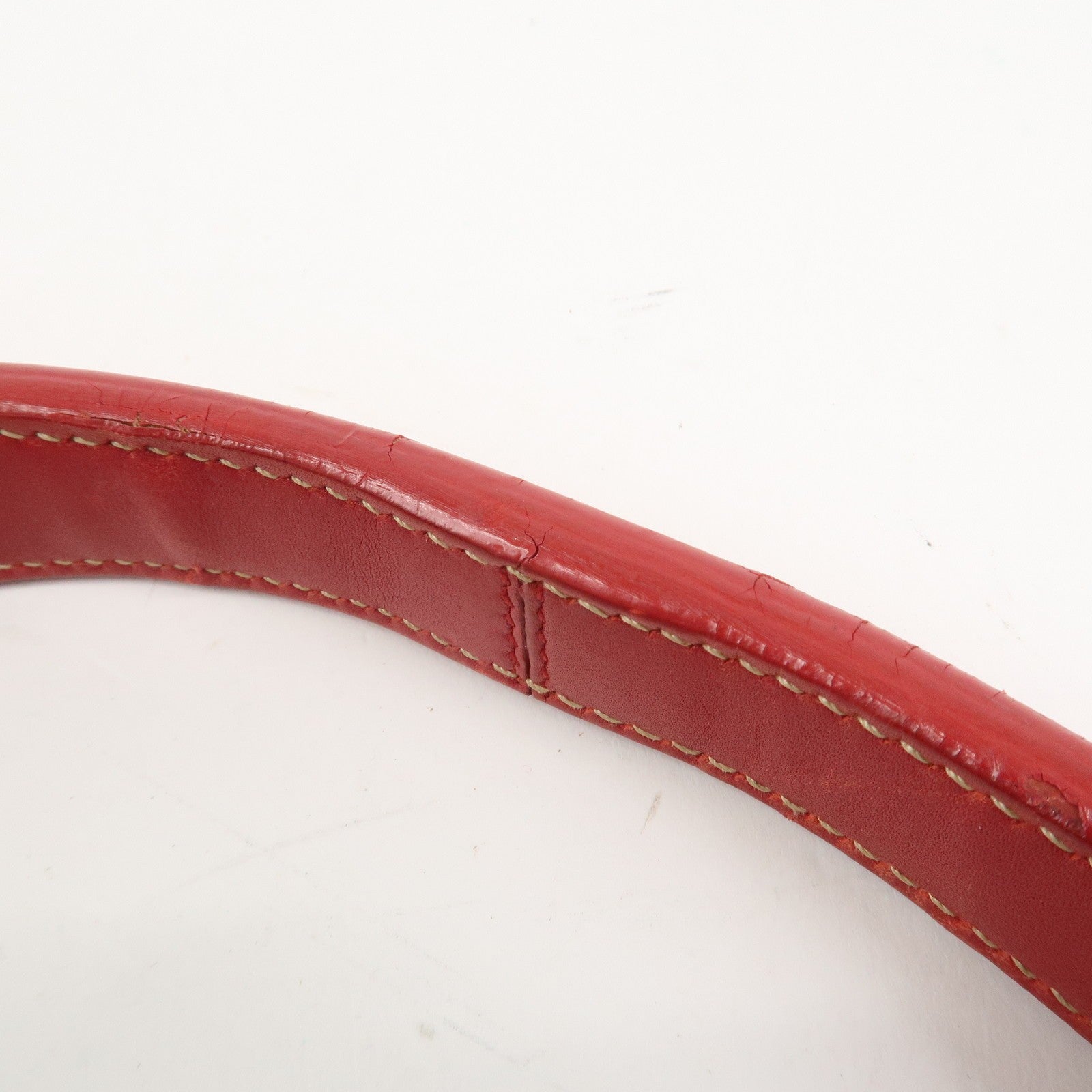 Prada Shoulder Bag - Light Brown, Red, Logo Jacquard, Leather