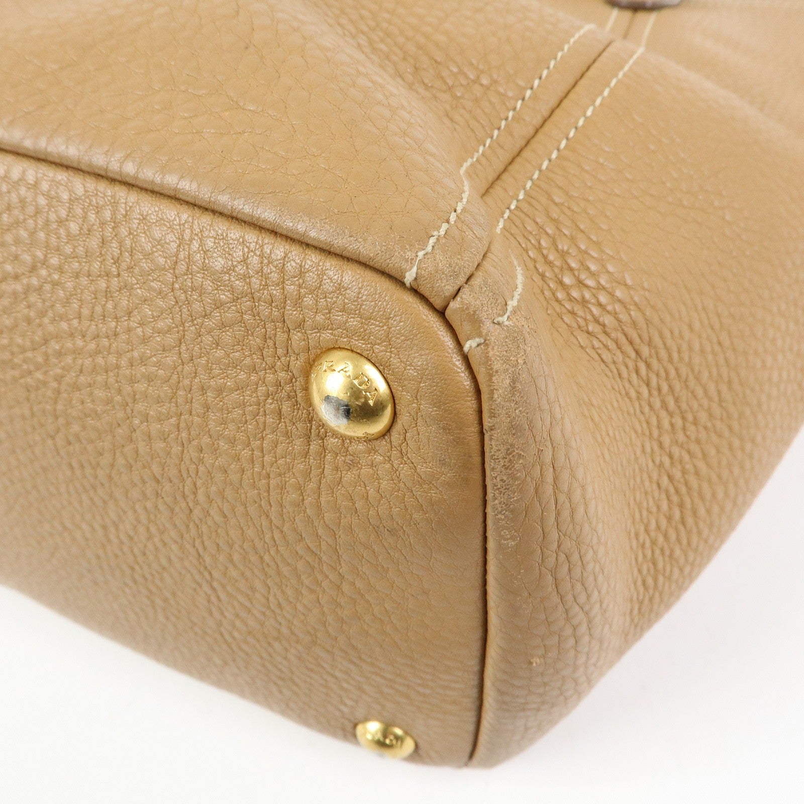 Prada Vitello Daino Tote Bag - Brown, Leather