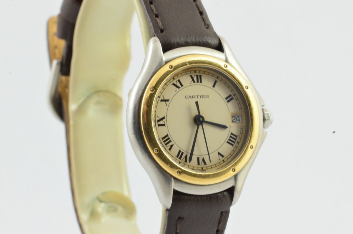 Cartier Panthere Cougar Watch - Steel/Gold, Leather