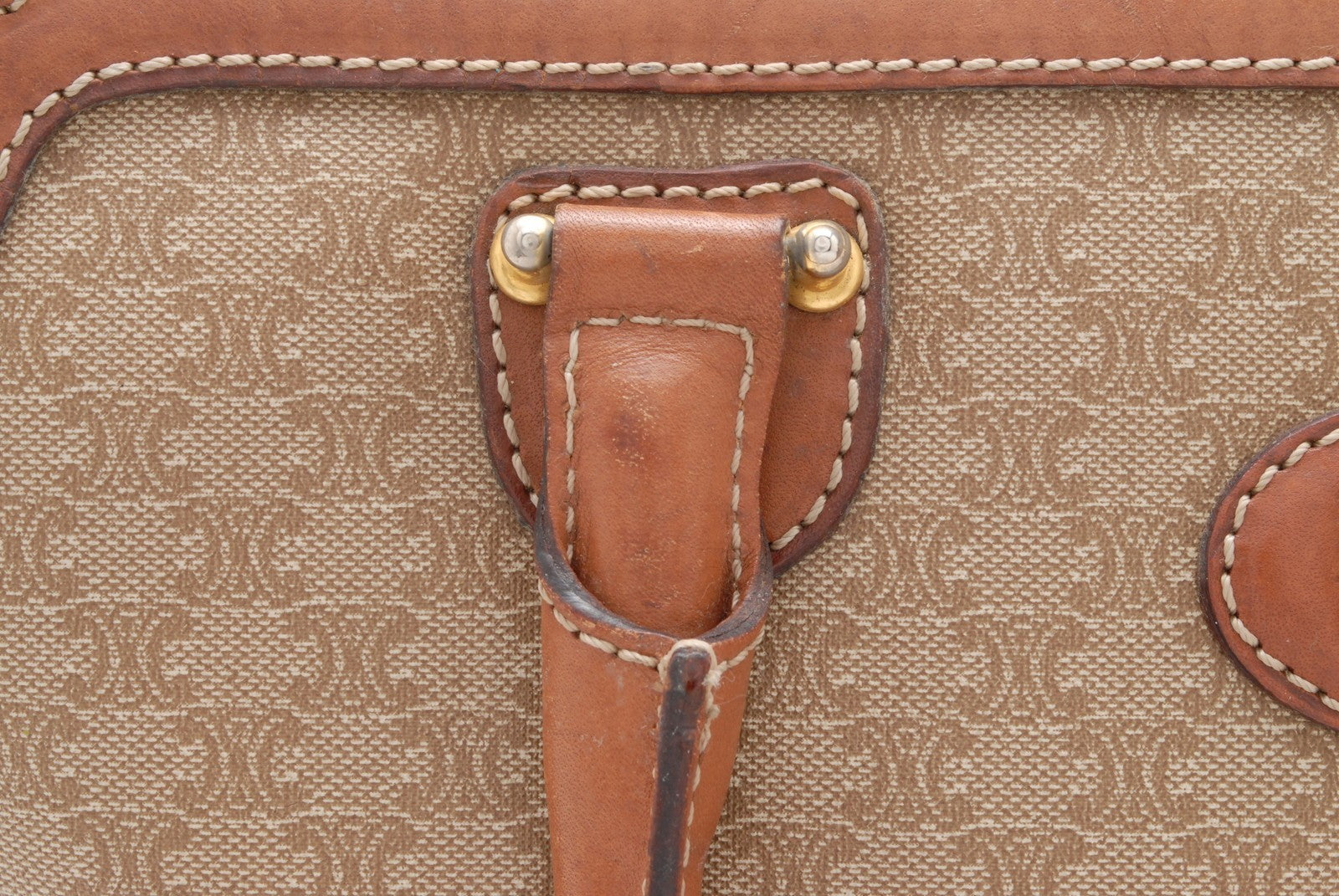 Celine Macadam Handbag - Brown, PVC