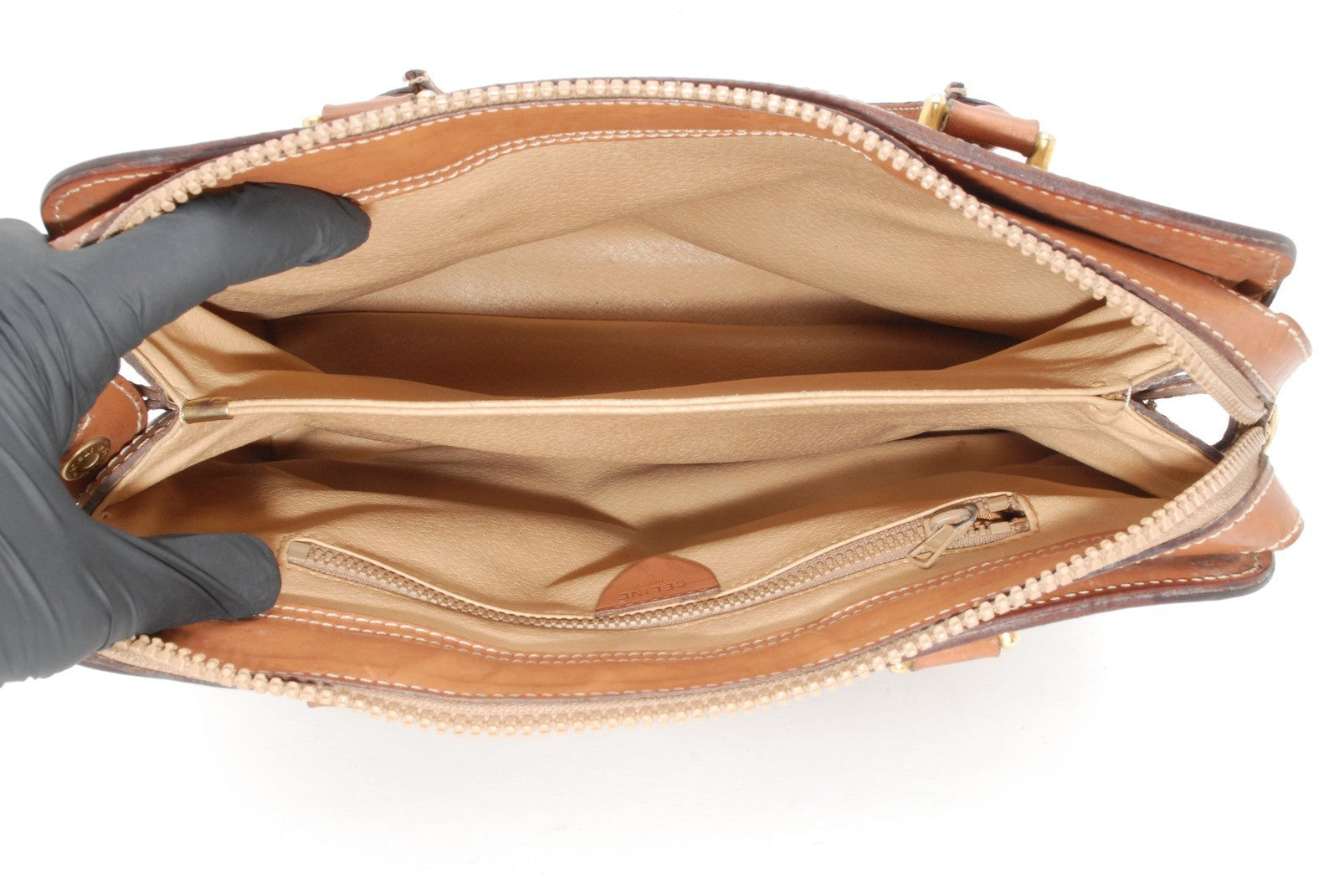 Celine Macadam Handbag - Brown, PVC