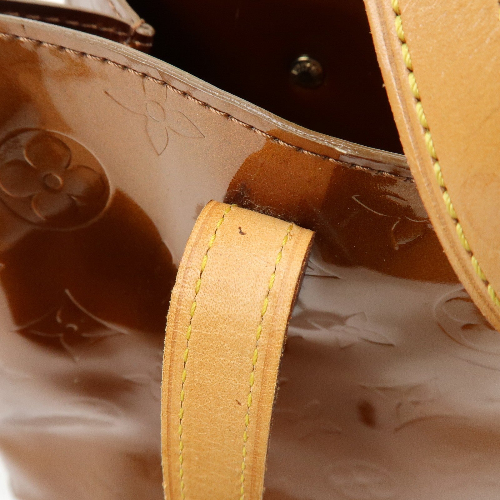 Louis Vuitton Hand Bag - Bronze, Vernis Leather