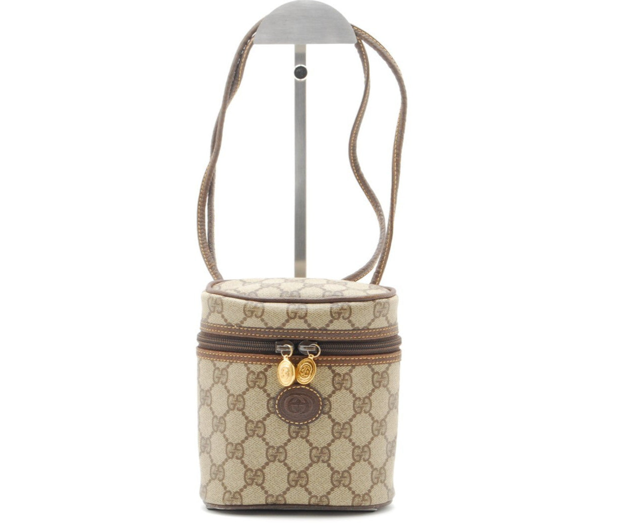 Gucci Vintage GG Supreme Shoulder Bag - Brown, PVC Leather 