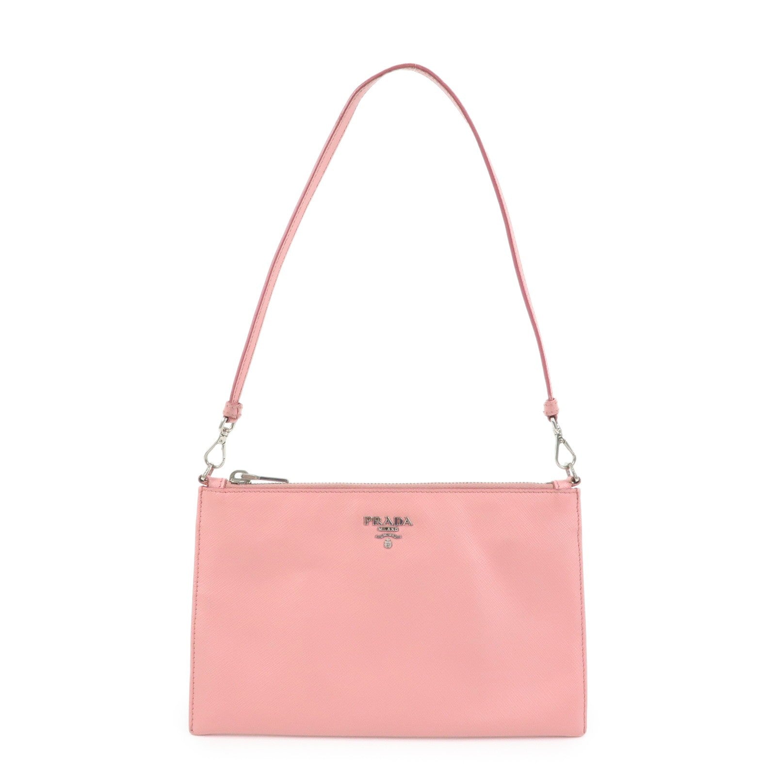 Prada 2way Bag - Pink, Saffiano Leather