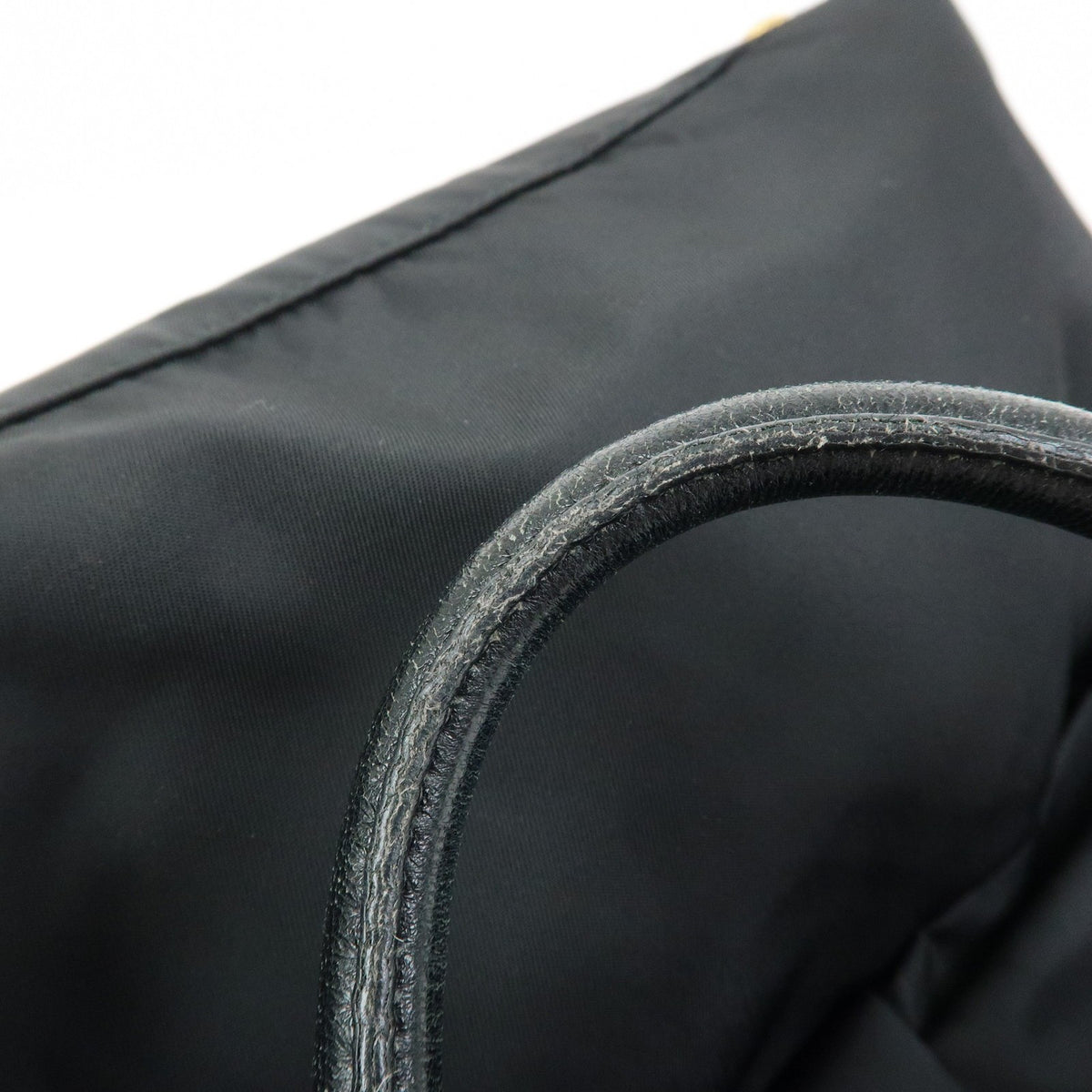 Prada Hand Bag - Black, Nylon and Leather