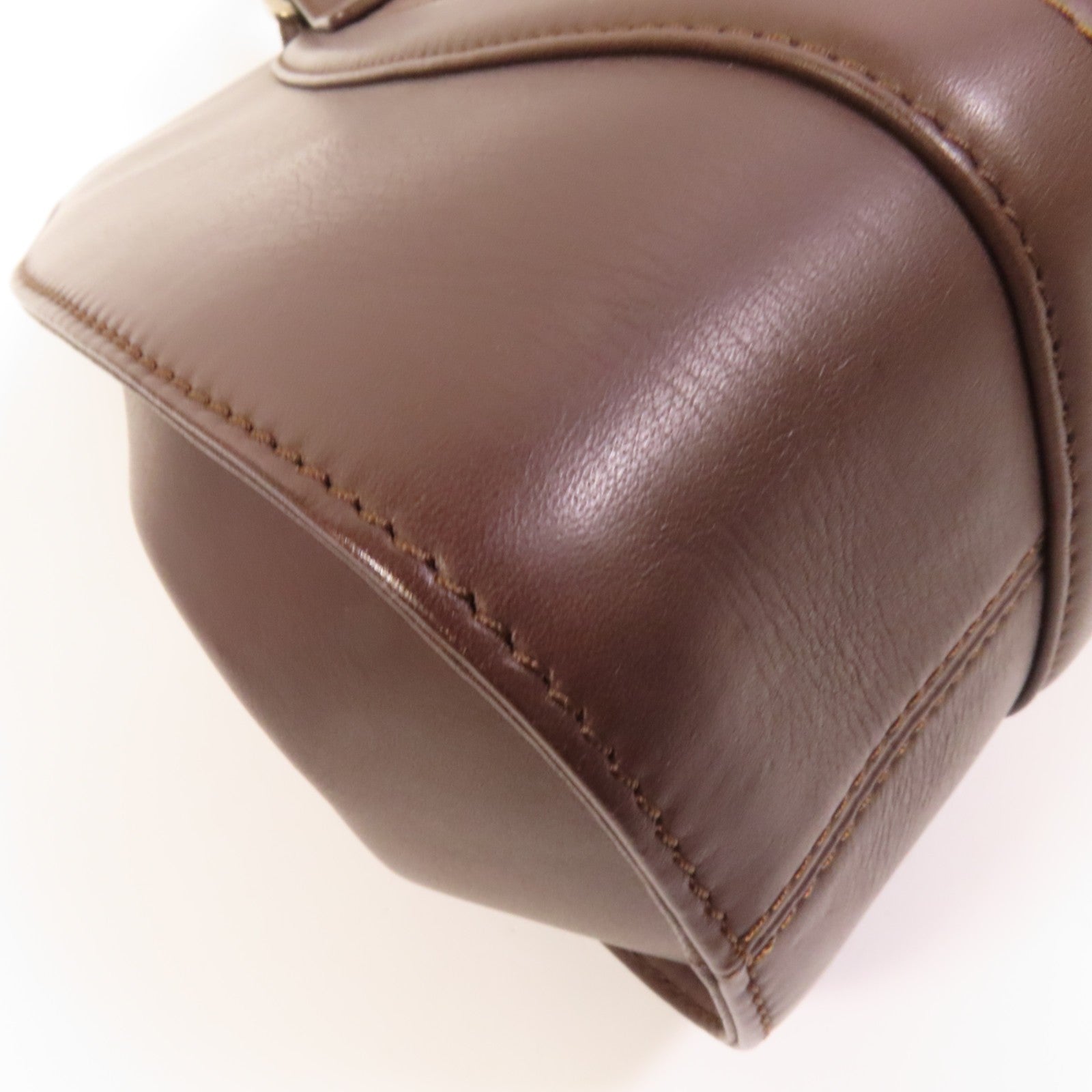 Loewe SHW Handbag - Brown, Calfskin Leather