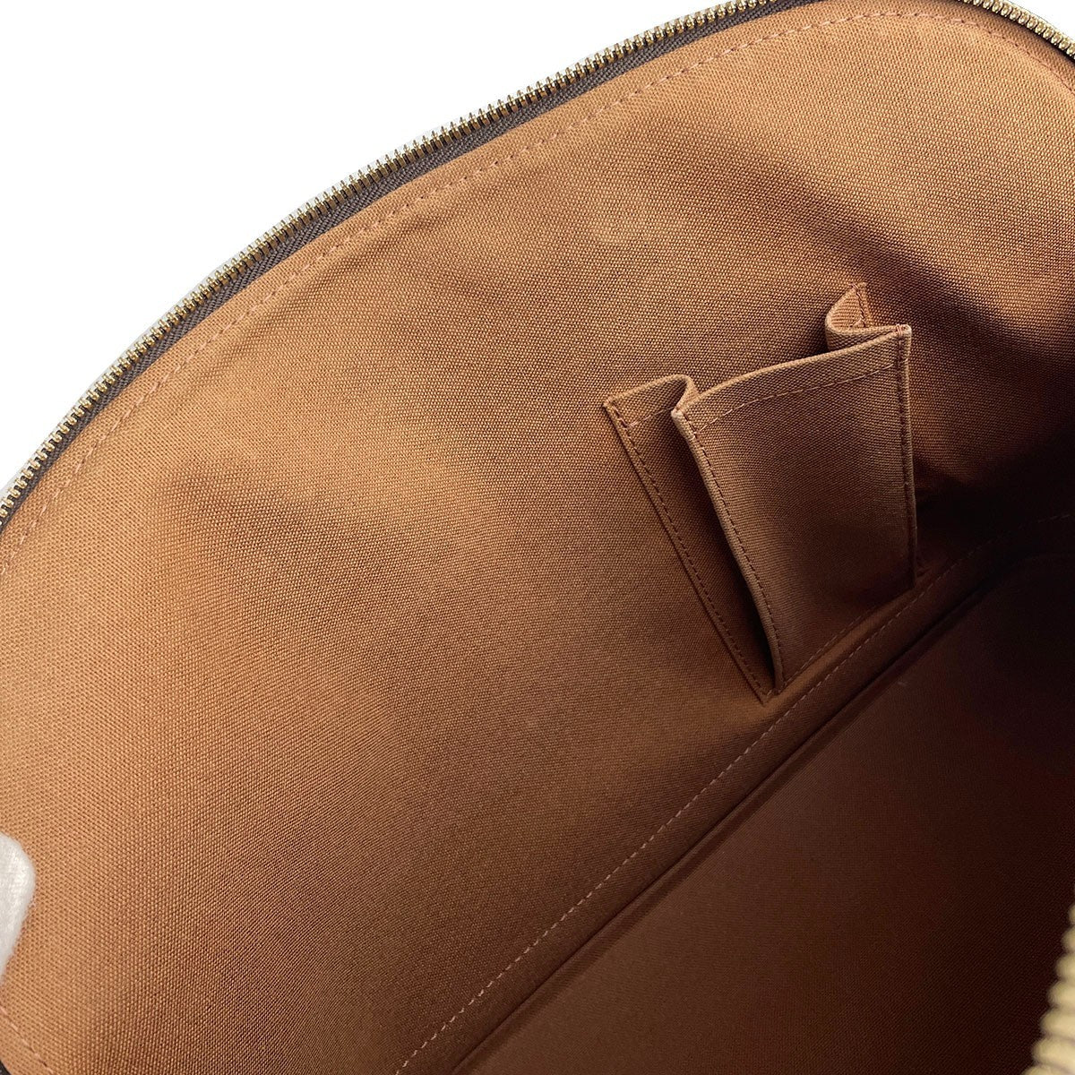 Louis Vuitton Alma Handbag - Brown, Coated Canvas- מגיע עם רצועה, מנעול ומפתח