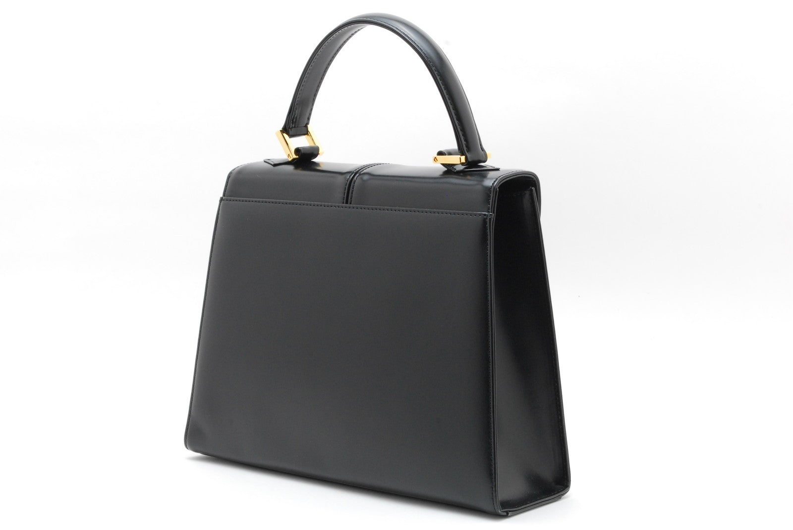 Yves Saint Laurent Vintage Top Handle Handbag - Black, Leather