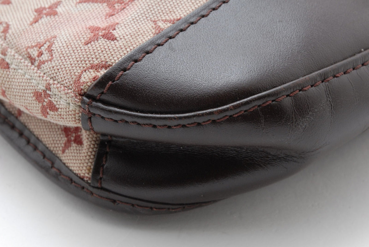 Louis Vuitton Louis Lin Shoulder Bag - Red Beige Brown, Canvas