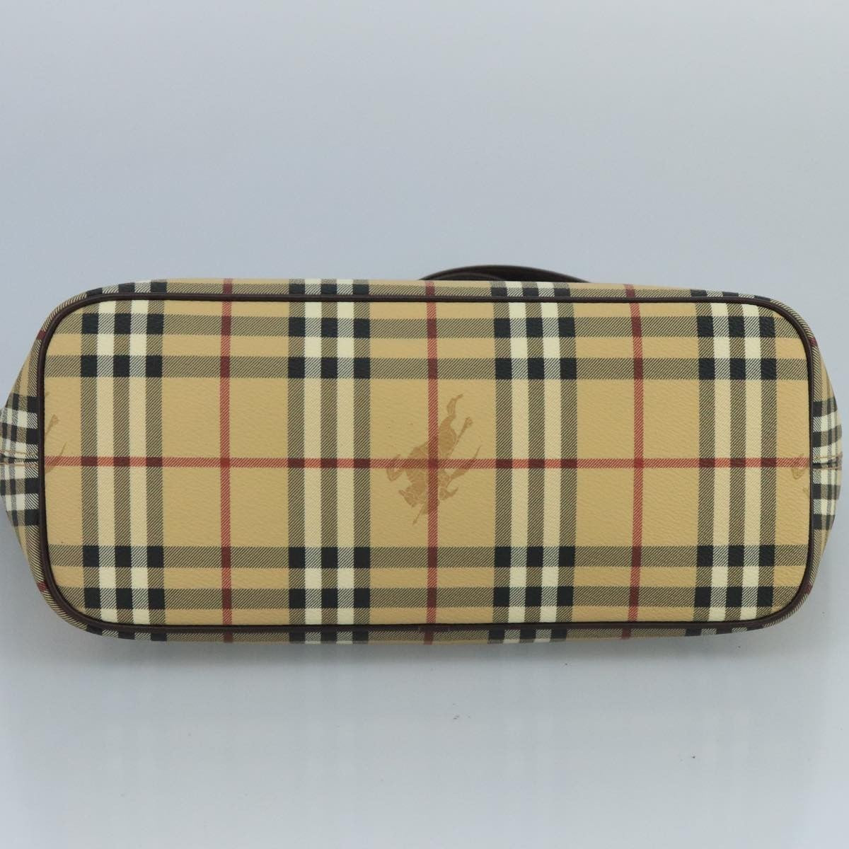 Burberry Nova Check Tote Bag - Beige, PVC Leather