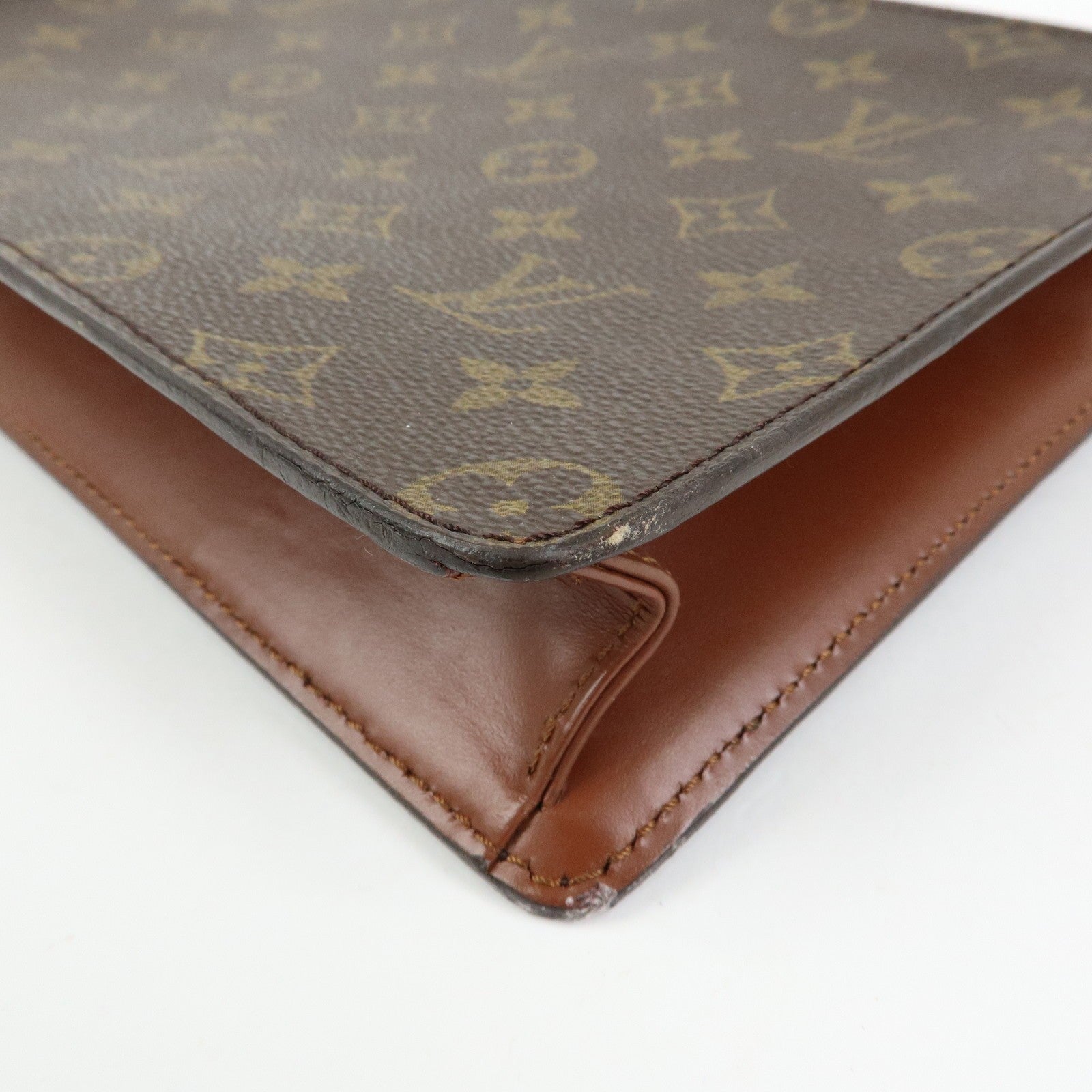 Louis Vuitton Monogram Pochette Homme Clutch Bag - Monogram, Canvas, Leather