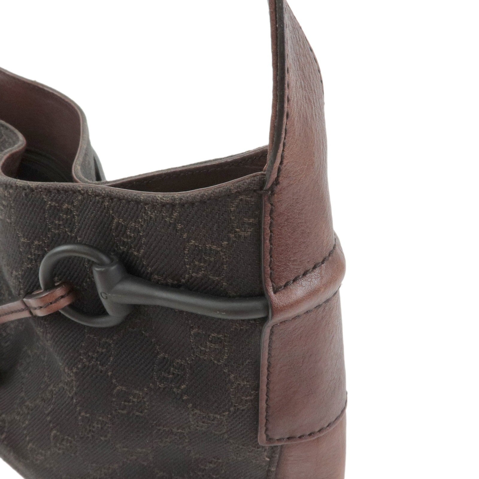 Gucci Shoulder Bag - Dark Brown, Leather 