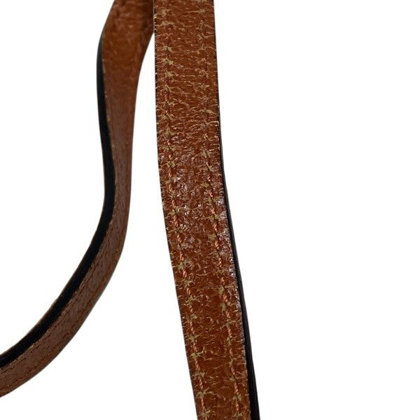 Gucci Bamboo Shoulder Bag - Beige x Brown, Canvas x Leather x Bamboo 