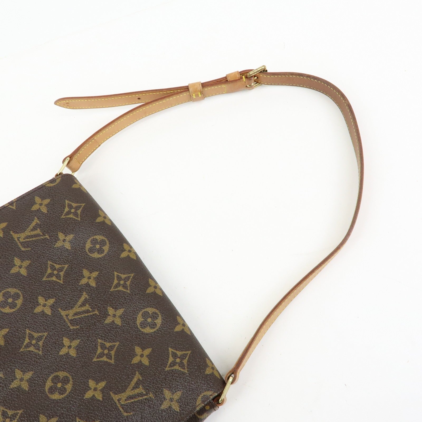 Louis Vuitton Monogram Musette Tango Short Shoulder Bag - Brown, Monogram Canvas