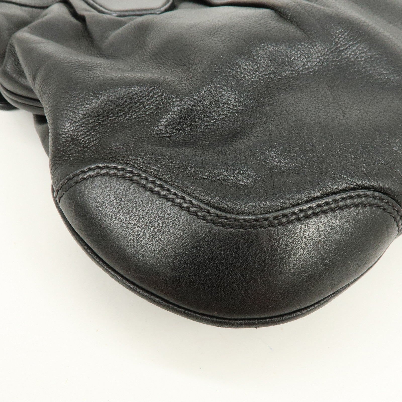 Prada 2Way Bag Hand Bag - Black, Leather