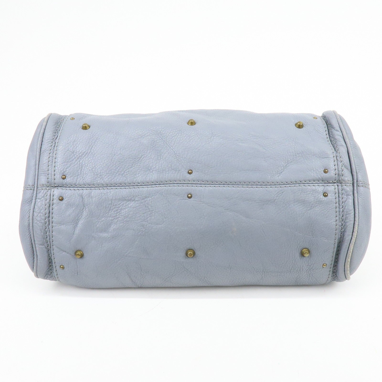 Chloe Paddington Hand Bag - Gray, Leather