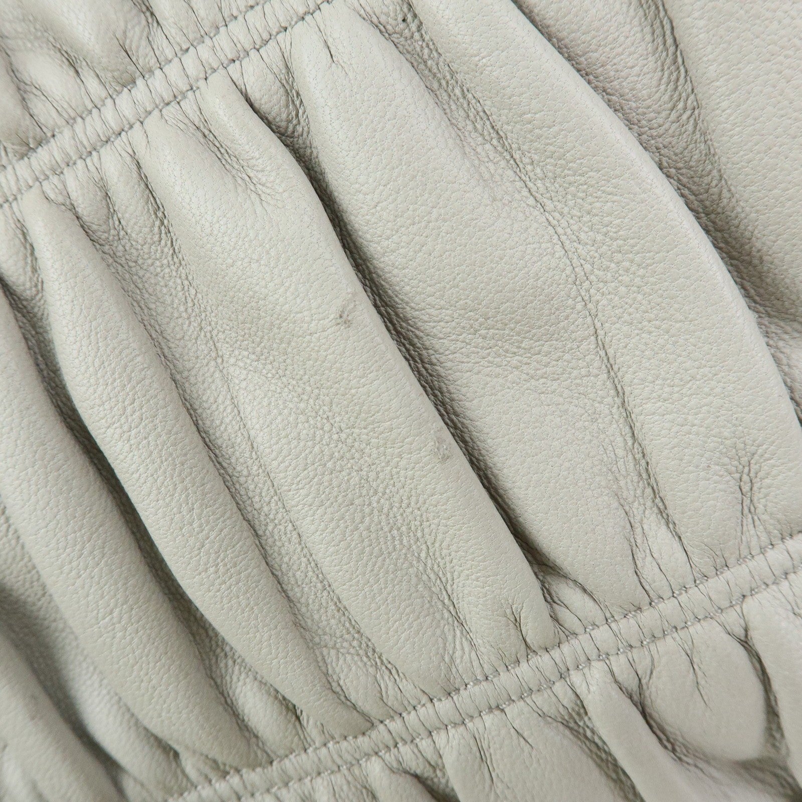 Prada Tote Hand Bag - Gray, Nappa Gaufre Leather