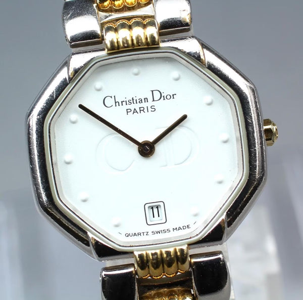 Christian Dior D48.203 Watch - Gold and Silver, Stainless Steel