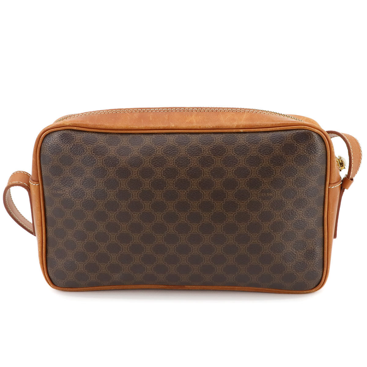Celine Macadam Shoulder Bag - Brown, PVC Leather