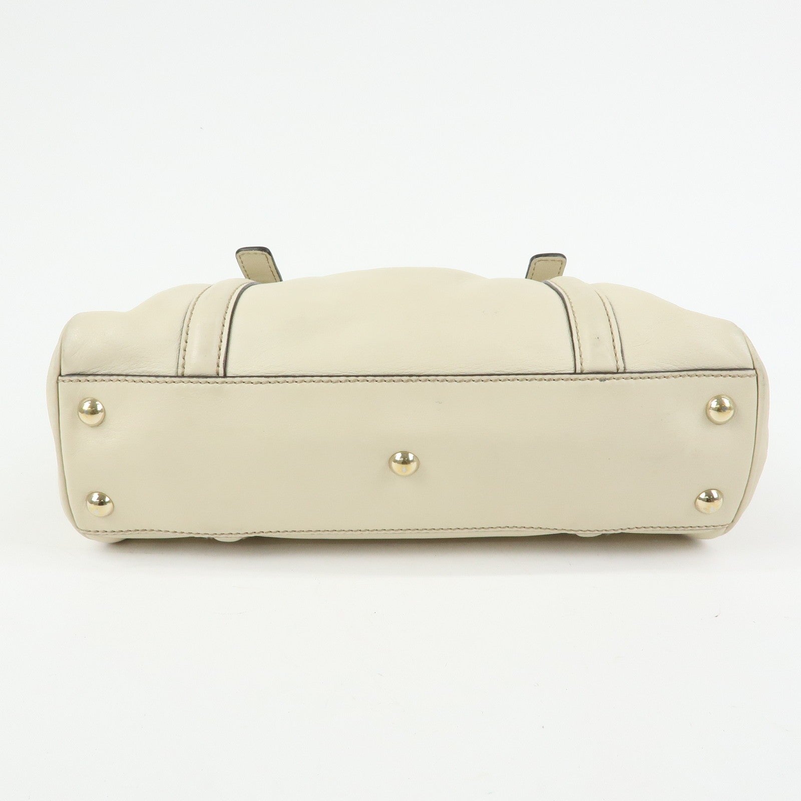 Gucci Interlocking G Sherry Boston Hand Bag - Ivory, Leather