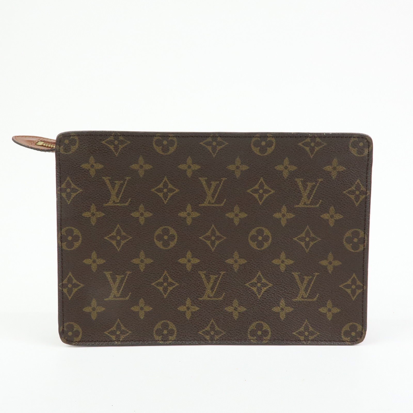 Louis Vuitton Monogram Pochette Homme Clutch Bag - Monogram, Canvas, Leather