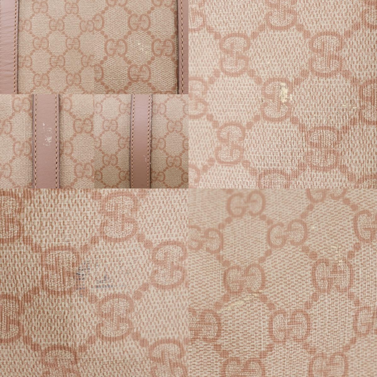 Gucci Boston Bag - Pink Beige, GG Supreme Canvas