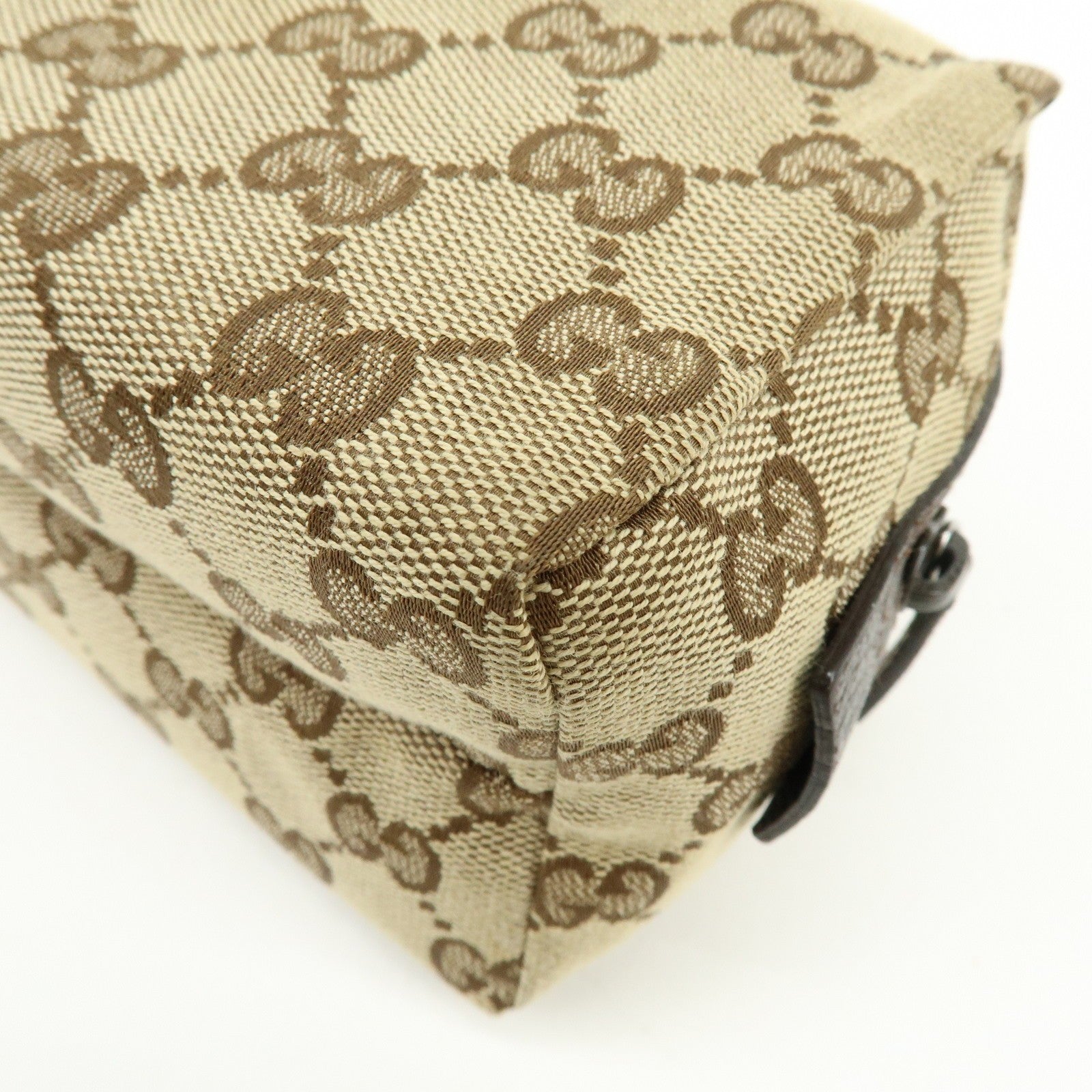 Gucci Pouch - Beige Brown, Canvas 