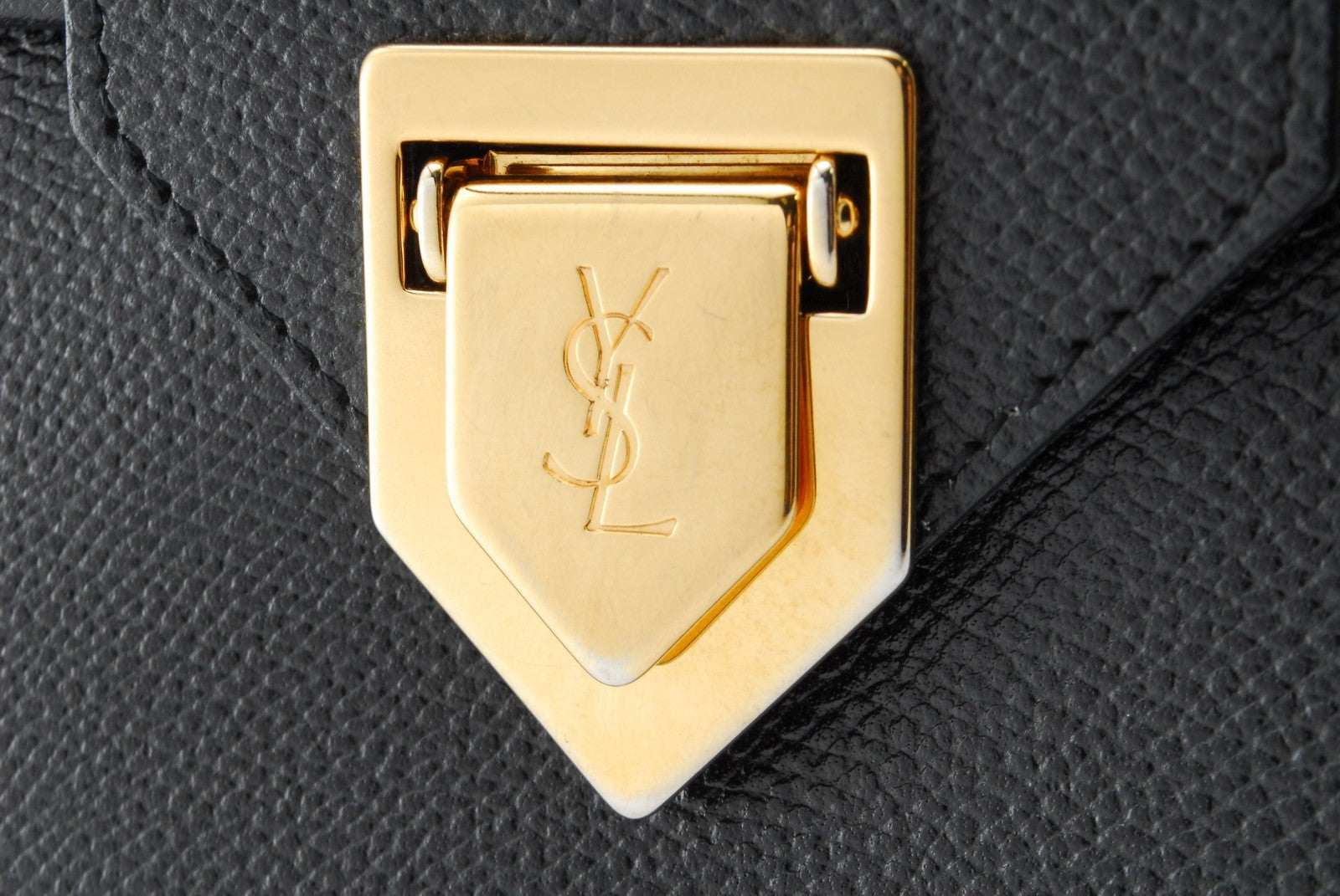 Saint Laurent Yves Saint Laurent Shoulder Cross Body Bag - Black, Leather