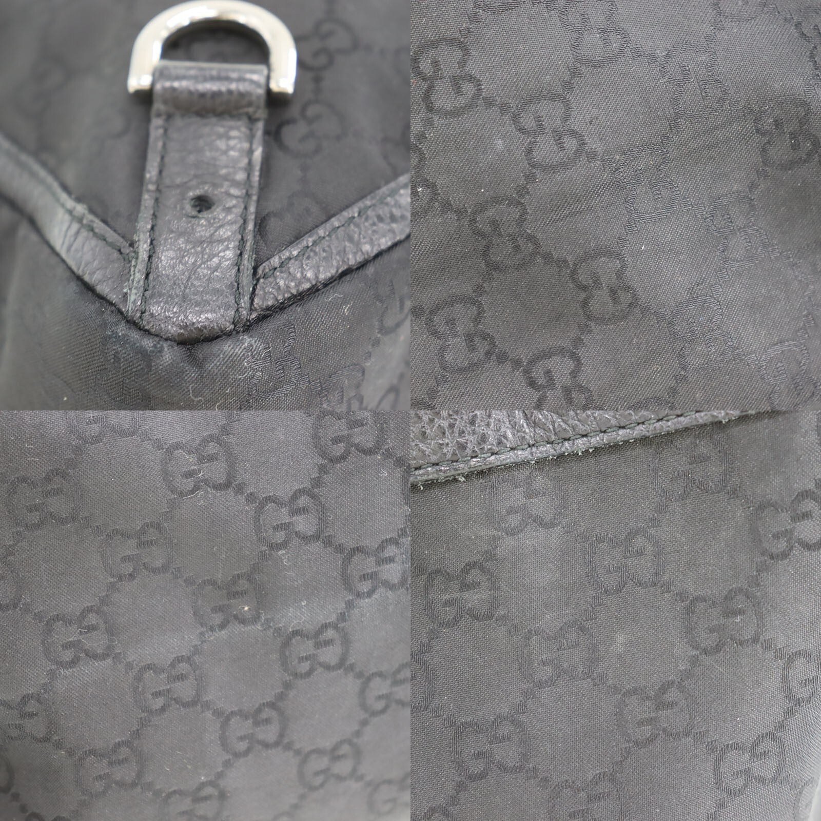 Gucci Abbey Shoulder Tote Bag - Black, Canvas
