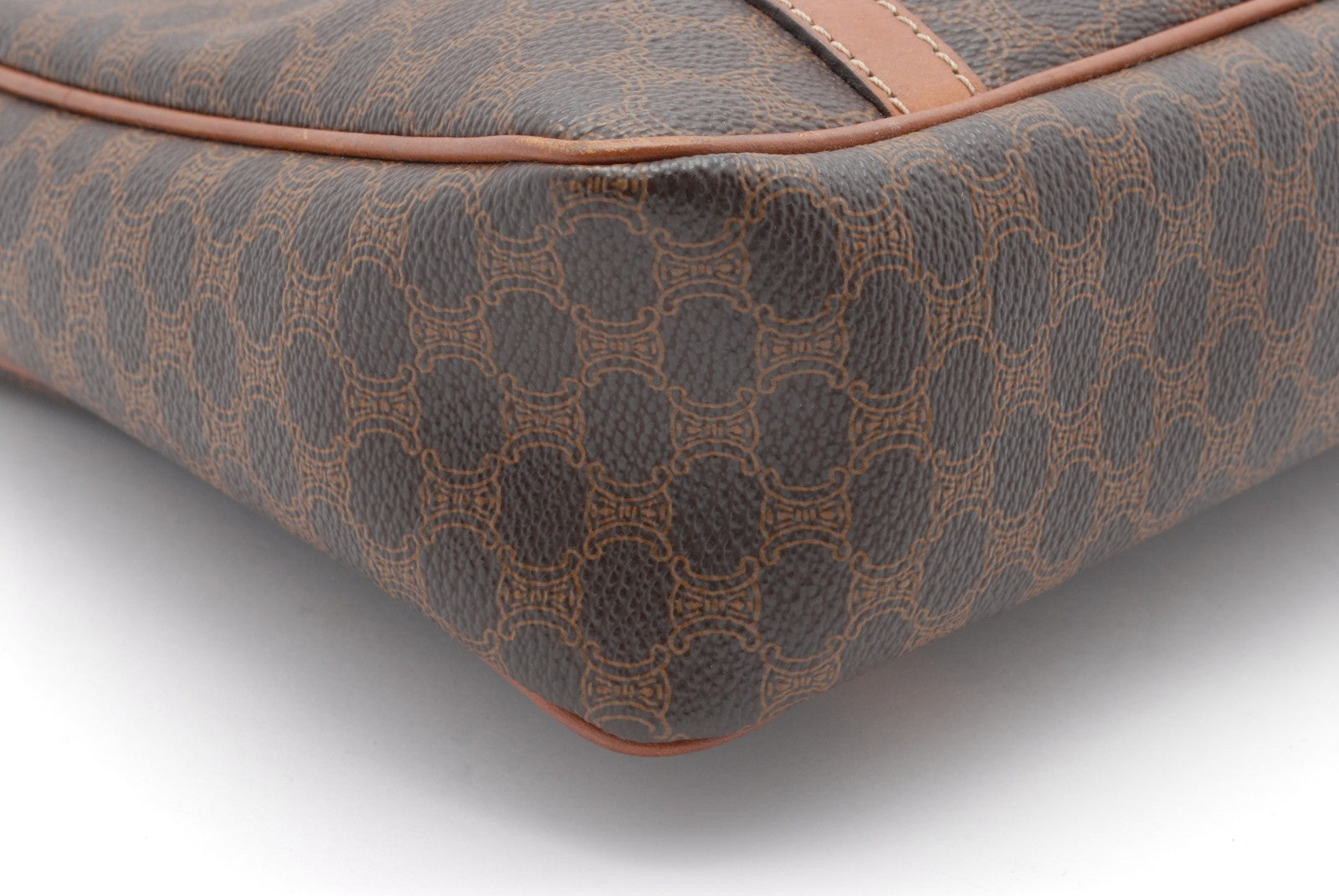 Celine Macadam Tote Bag - Brown, PVC Leather