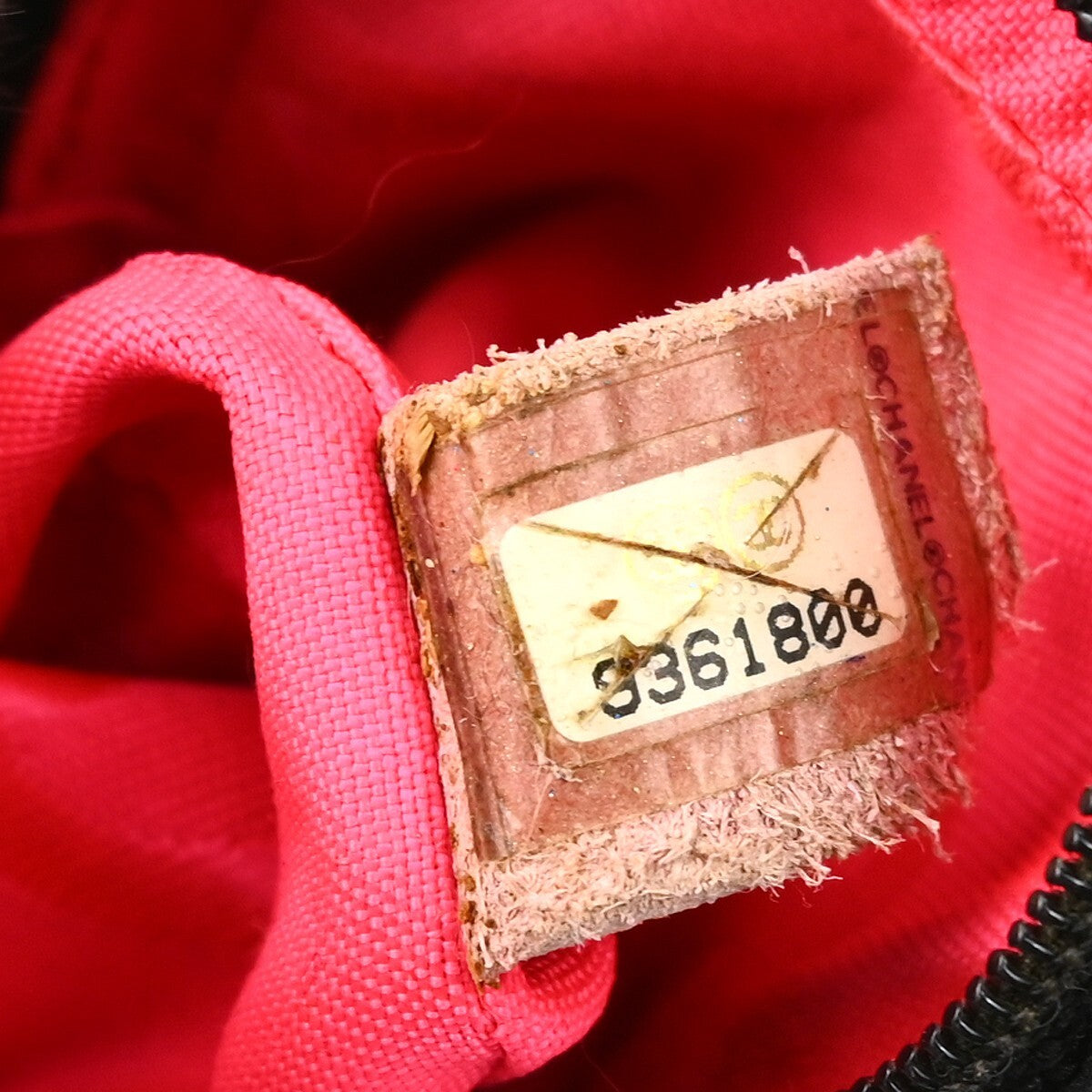 Chanel Cambon Ligne Pouch Bag - Black, Calfskin Leather