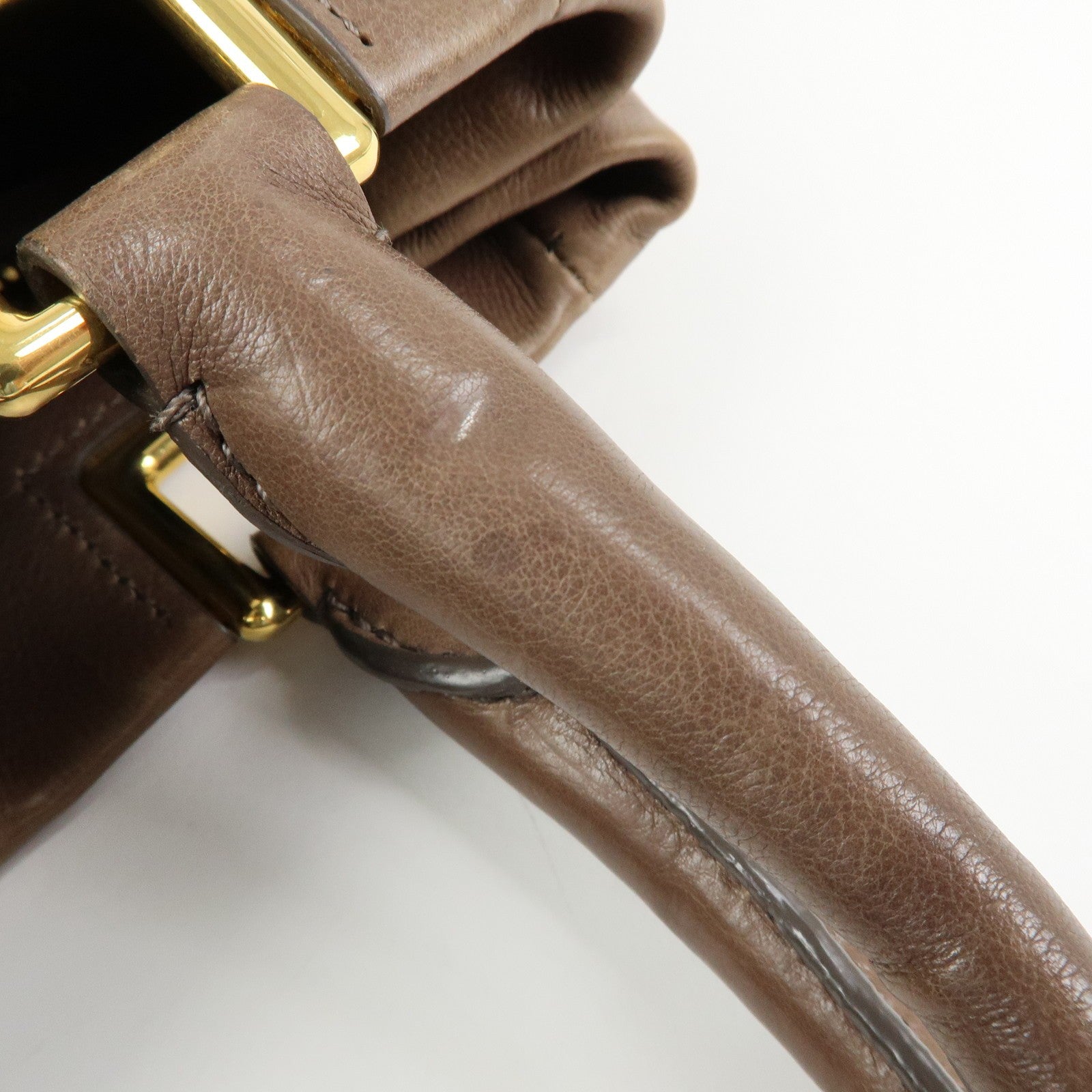 Prada 2Way Bag - Brown, Calf Leather