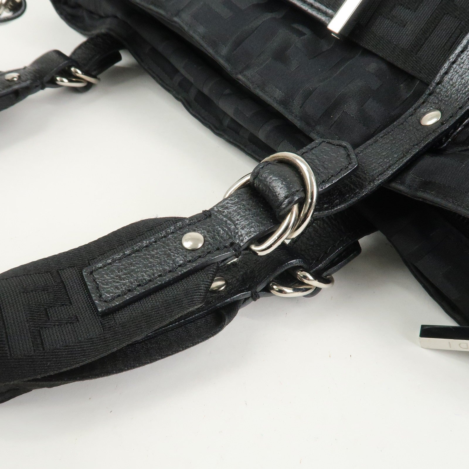 Fendi Shoulder Bag - Black, Nylon and Leather