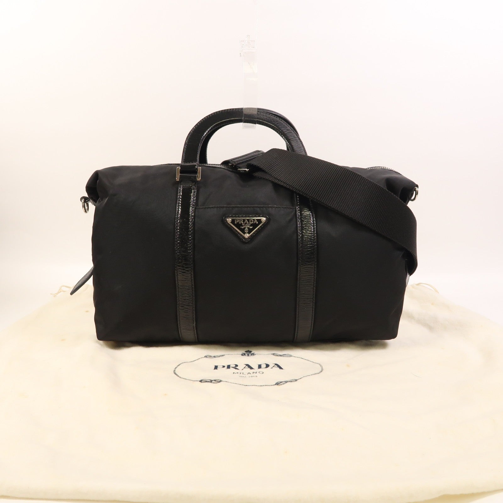 Prada SHW 2 Way Shoulder Bag - Black, Nylon 