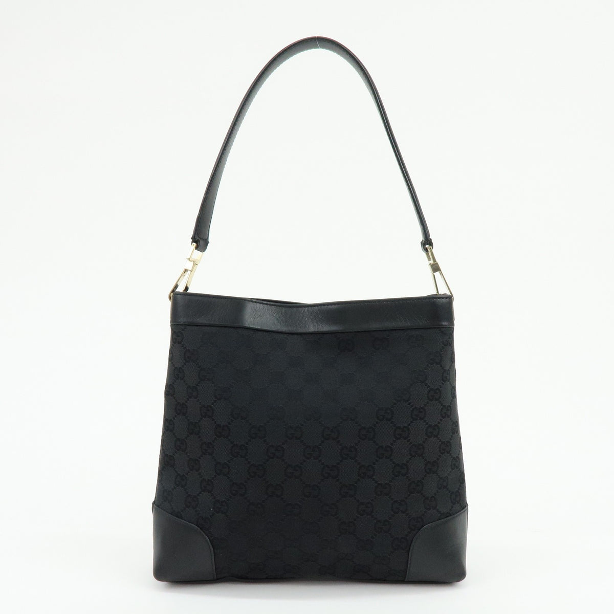 Gucci Shoulder Bag - Black, GG Canvas Leather