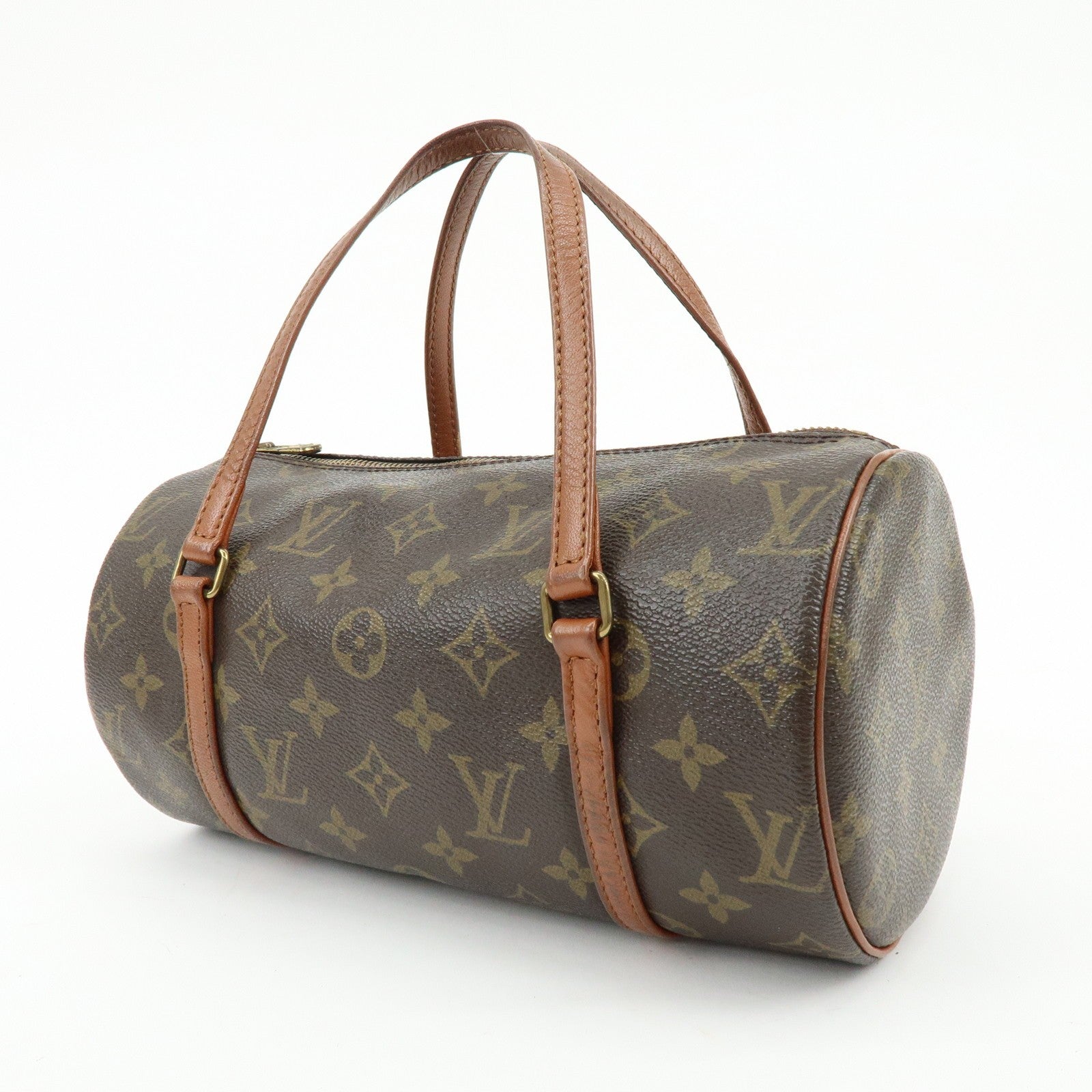 Louis Vuitton Monogram Papillon 26 Hand Bag - Brown, Monogram Canvas