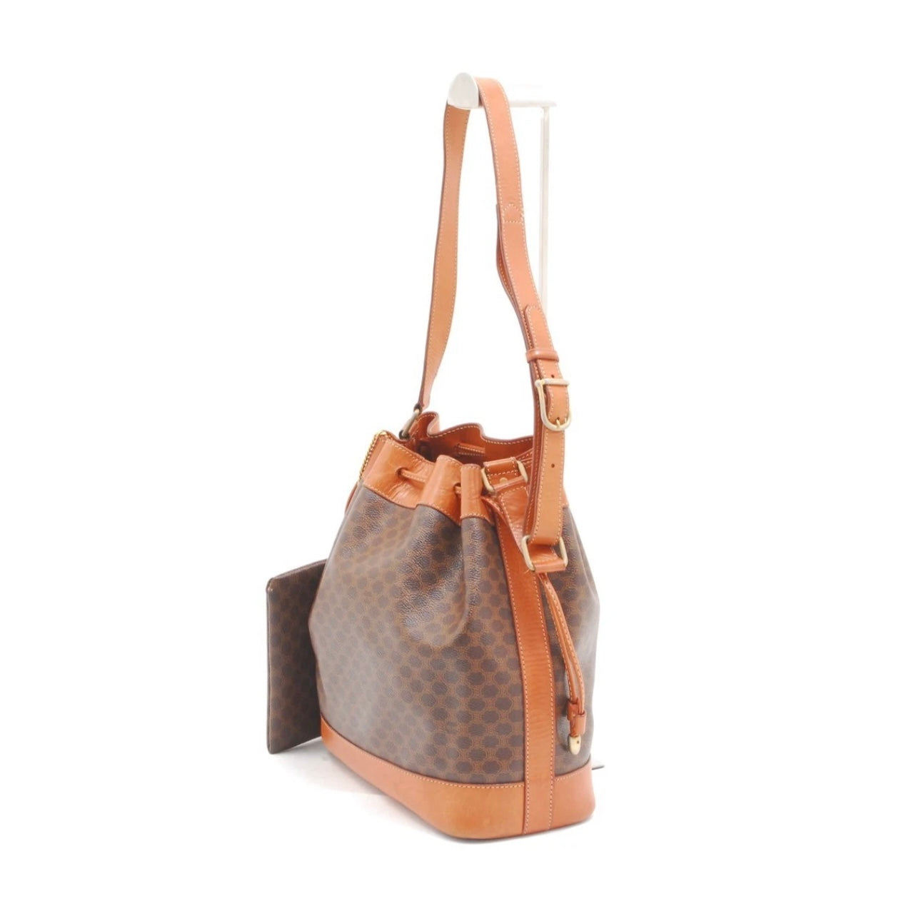 Celine Macadam Shoulder Bag Bucket Crossbody with wallet
