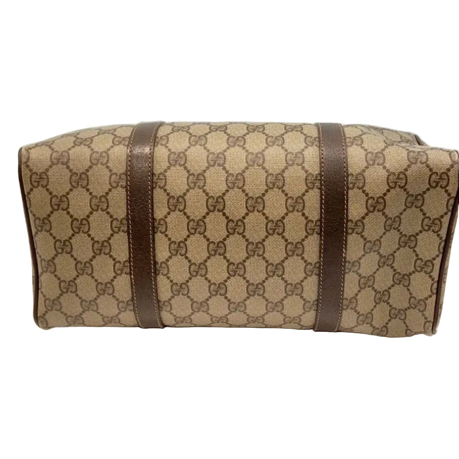 Gucci GG Supreme Boston Bag - Brown, PVC Leather