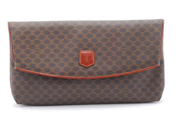 Celine Clutch Bag - Brown, PVC