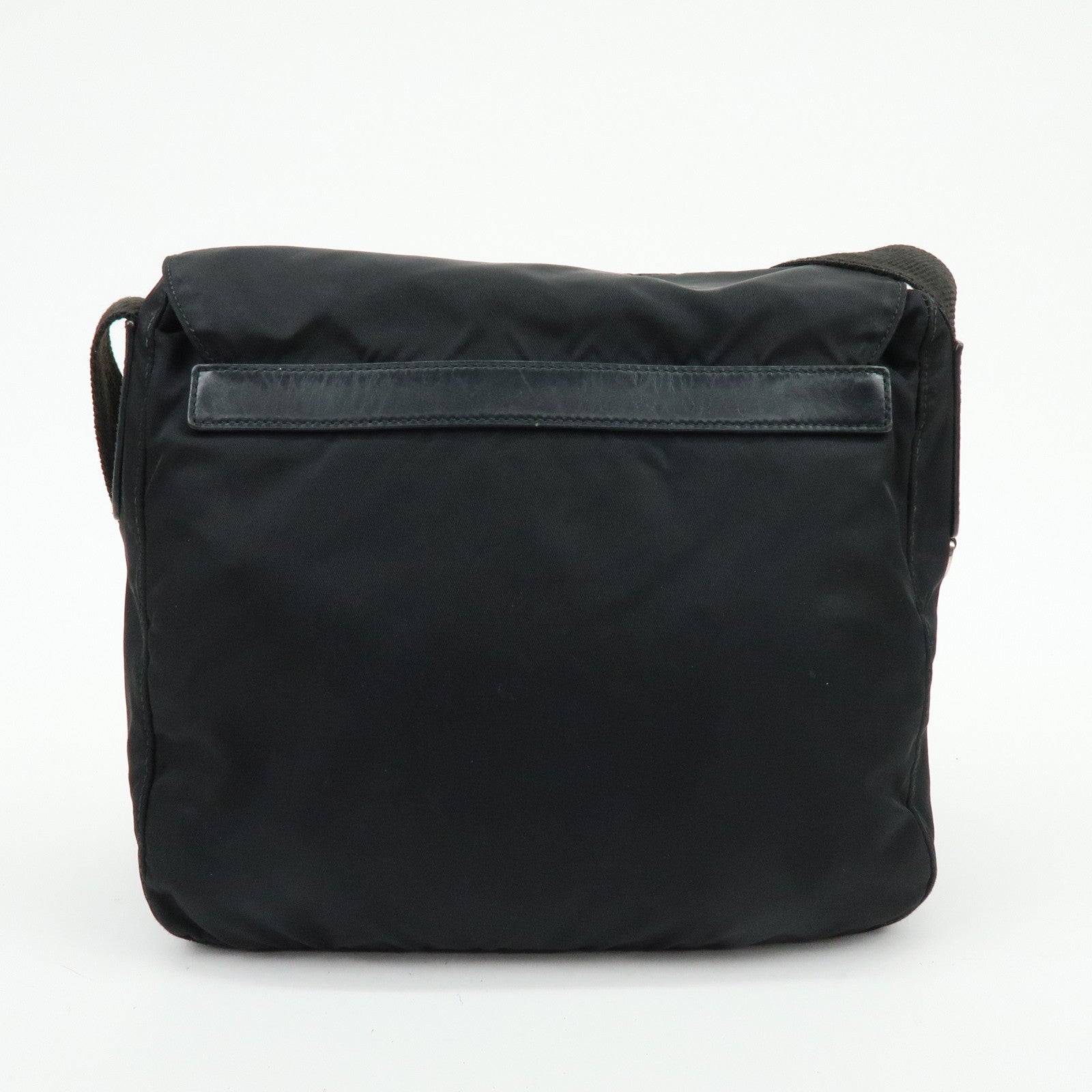 Prada BT8994 Shoulder Bag - Black, Nylon and Leather