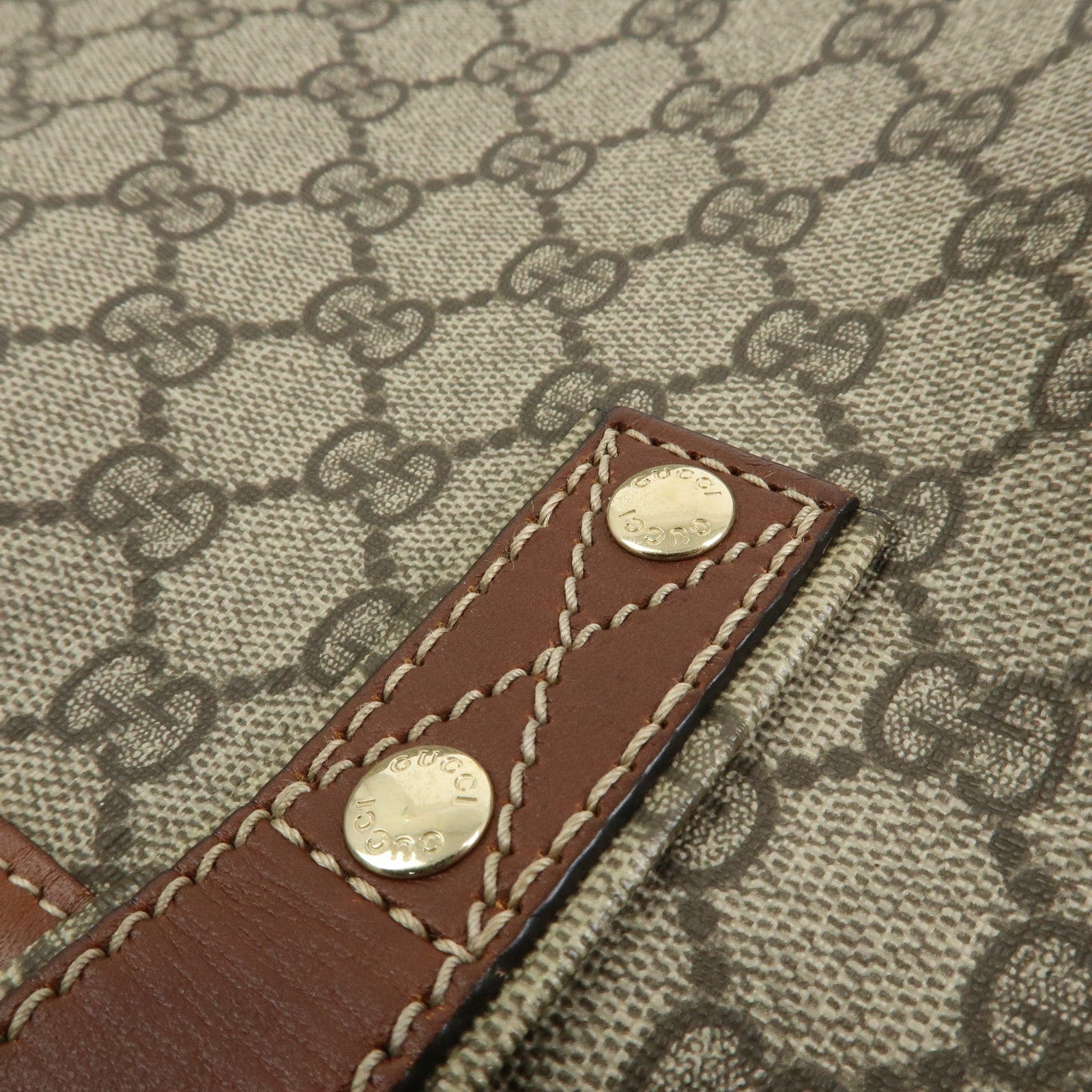 Gucci Tote Bag - Brown, GG Supreme Leather