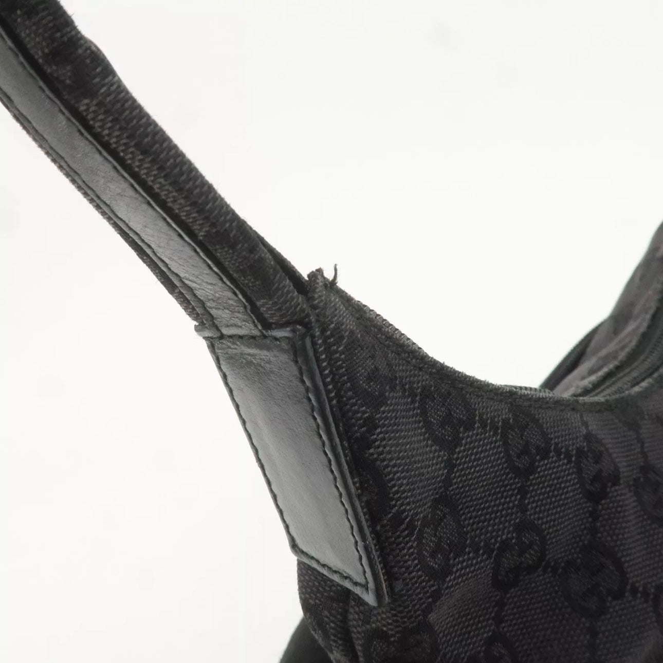 GG Canvas Leather Shoulder Bag Hand Bag