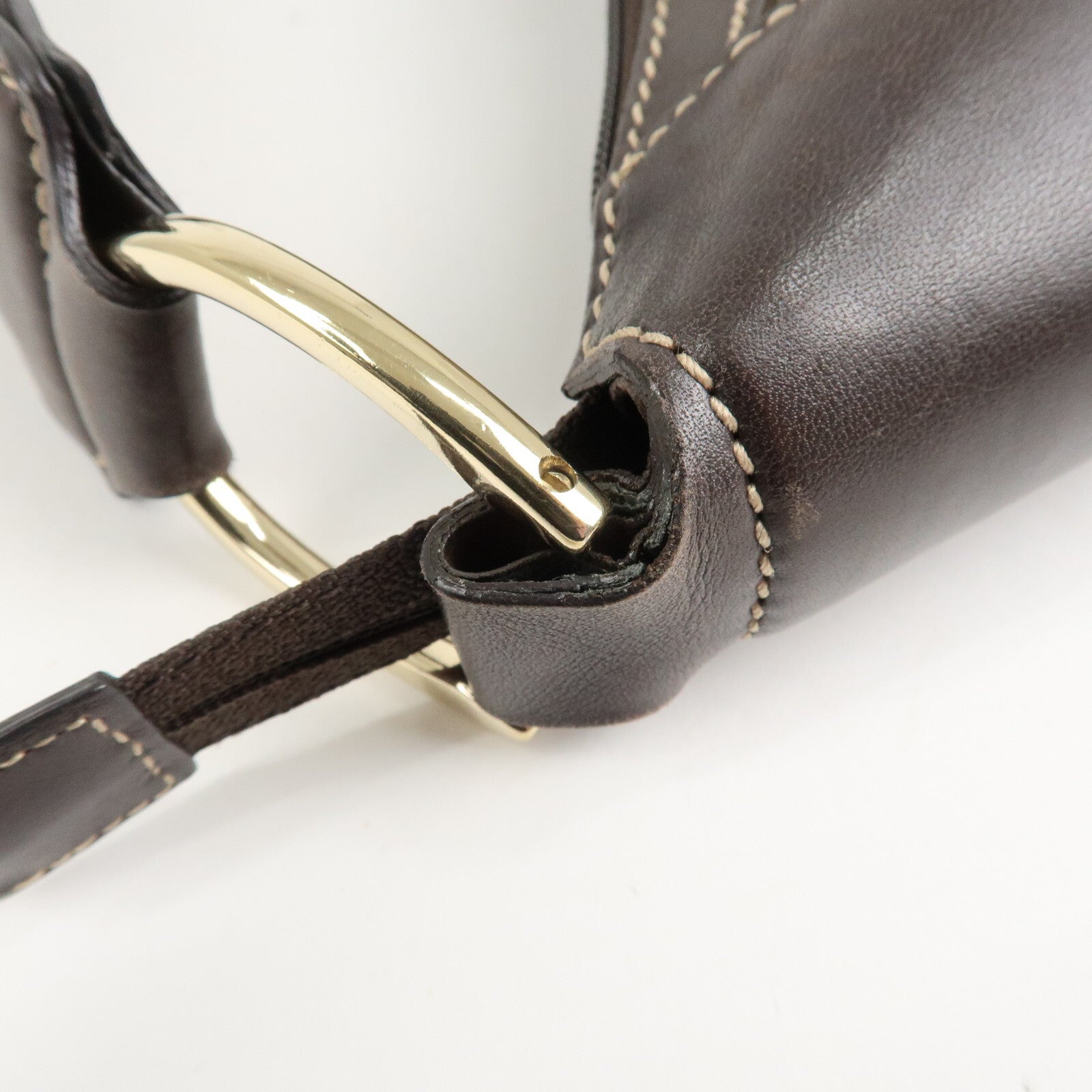 Gucci Shoulder Bag - Beige/Brown, GG Crystal Leather