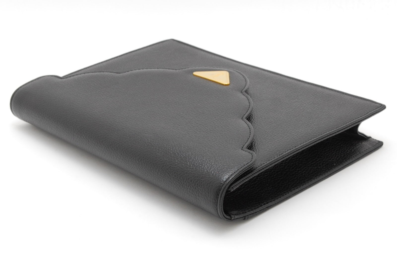 Saint Laurent Yves Vintage Clutch - Black, Leather 