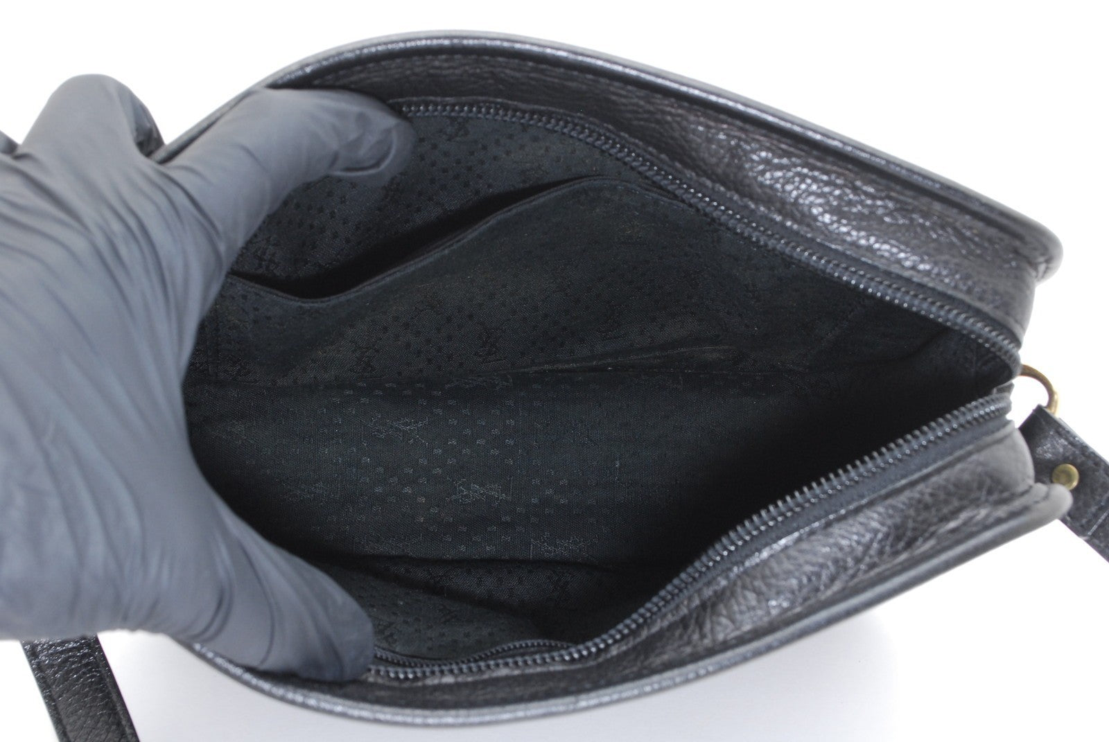 Saint Laurent Yves Shoulder Bag - Black, Leather 